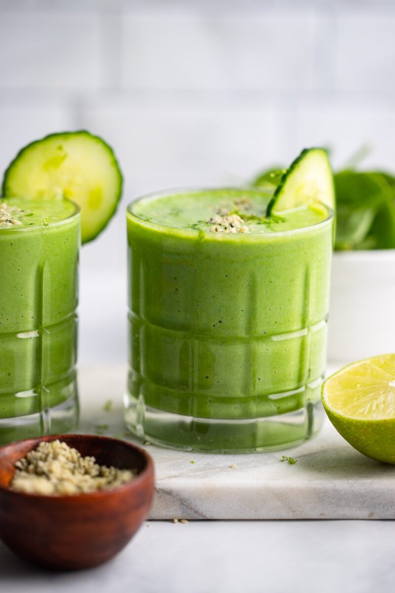 Creamy Pineapple Cucumber Smoothie - Image 2