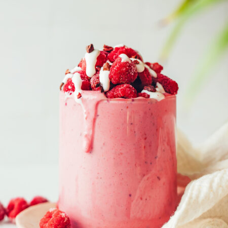 Coconut Raspberry Smoothie
