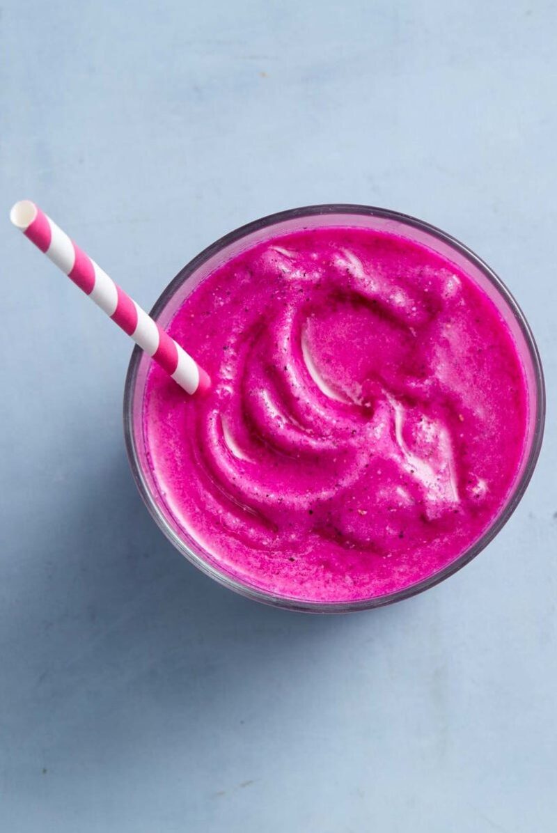 Dragon Fruit, Hibiscus, Banana, and Coconut Smoothie - Image 4