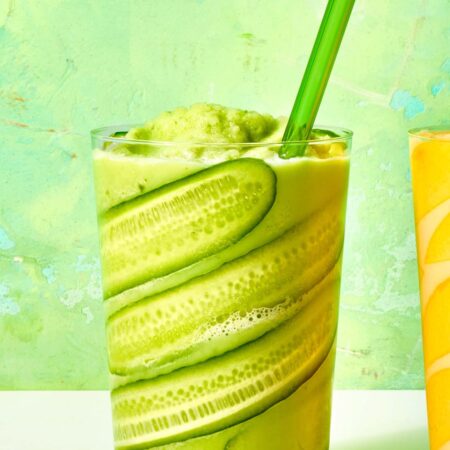 Creamy Pineapple Cucumber Smoothie
